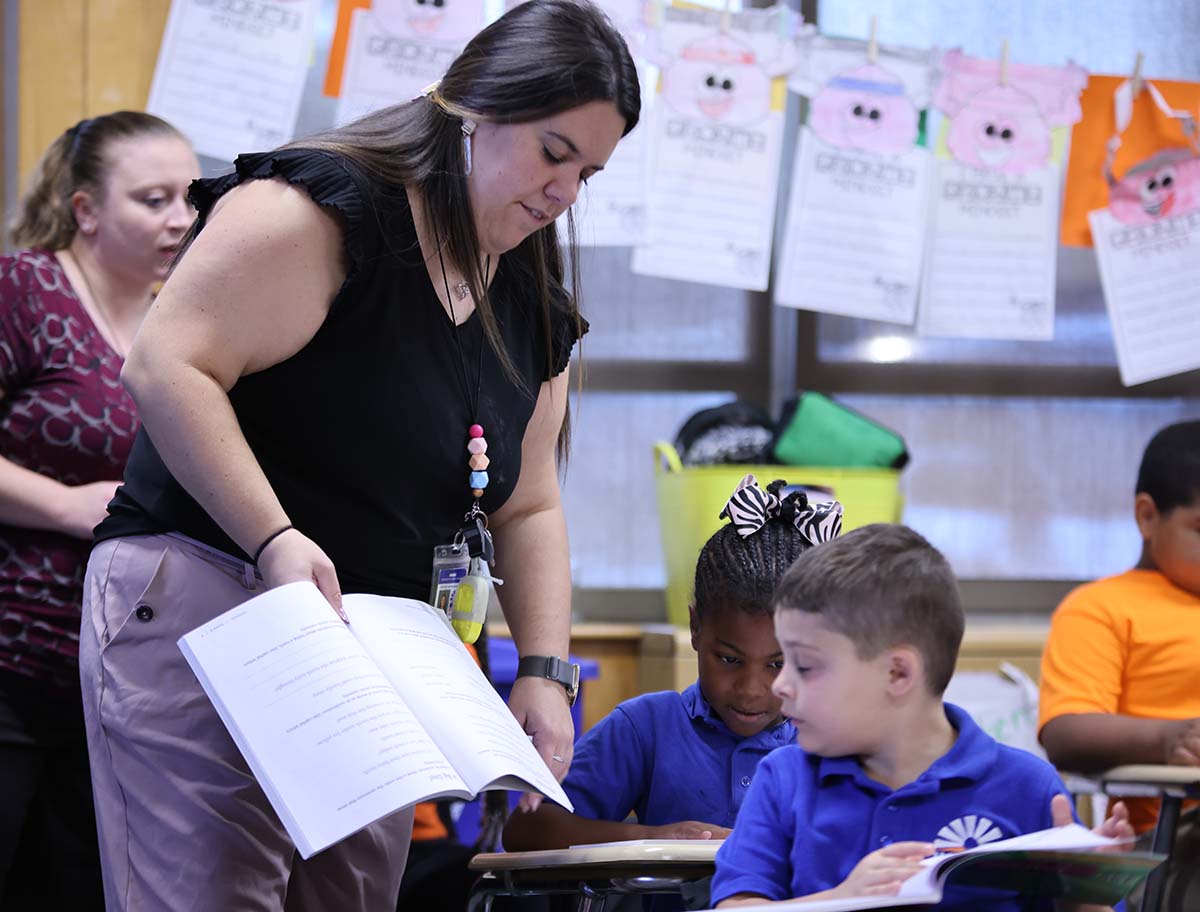 Horizon Science Academy Youngstown Teacher smiling.